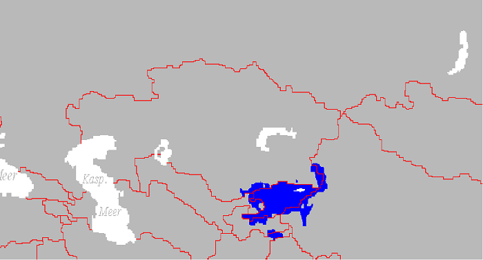 ареал киргизского языка